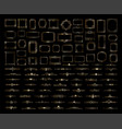 set of frames in art deco style vector image