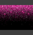 rose pink gold glitter confetti sparkle background vector image