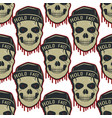skull pattern vector image