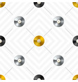 retro seamless pattern with golden and platinum vector image vector image