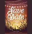 inspiration card for wedding date birthday vector image