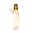 egypt queen cleopatra vector image vector image