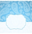 frame in the indian style vector image vector image