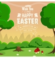 happy easter card vector image vector image