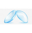 realistic contact lenses vector image vector image