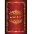 book cover - vintage background vector image vector image