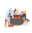 jam production concept for web banner vector image