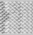 realistic seamless silver fish snake scales vector image vector image