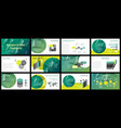 business presentation templates vector image vector image