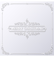 christmas happy new year paper background vector image vector image