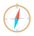 compass instrument isolated navigation orientation vector image