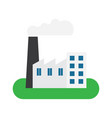 factory building icon vector image
