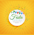 june festival of brazil festa junina background vector image