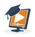 logo icon for digital business vector image