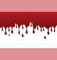 red paint drippingdripping blood background vector image