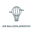 air balloonaerostat line icon vector image