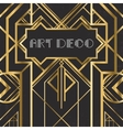 golden abstract geometric background vector image vector image
