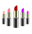 lipstick design vector image vector image