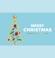 merry christmas and hny 2 vector image