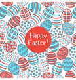 seamless pattern easter vector image