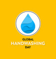 global handwashing day vector image vector image