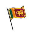 simple flag isolated vector image vector image