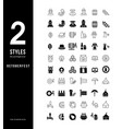 simple line icons oktoberfest vector image vector image