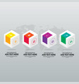 infographic design element template for business vector image
