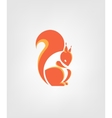 squirrel sign vector image