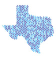 texas map population people vector image