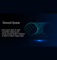 3d geometric background for business or science vector image