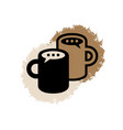 logo drink and talking concept vector image