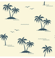 palms seamless background vector image