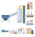 industry and building icon vector image
