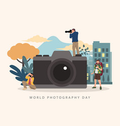 Professional photo camera Royalty Free Vector Image