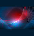 abstract particles wave background neon motion vector image