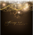 gold elegant background with text space vector image