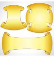 heraldic scrolls vector image