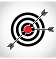 target and arrows vector image