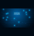 circuit technology background vector image