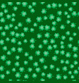 st patricks day green seamless pattern vector image vector image