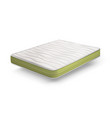 orthopedic mattress on a white background vector image vector image