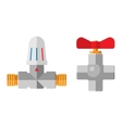 gas or water crane flat icon vector image