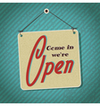 open vector image vector image