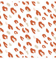 animal leopard seamless pattern vector image vector image