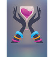 drink in my hands vector image vector image