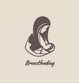 logos of child care motherhood and childbearing vector image vector image
