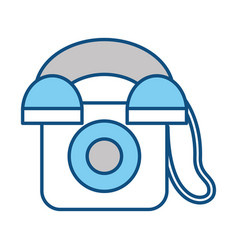 Phone icon button thumbnail Royalty Free Vector Image