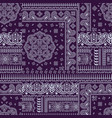 paisley bandana fabric patchwork wallpaper vector image vector image