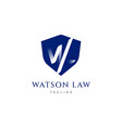 simple letter mark wl business service logo vector image vector image